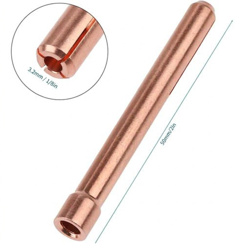 WP-9 TIG COLLET SHORT COPPER 3.2mm